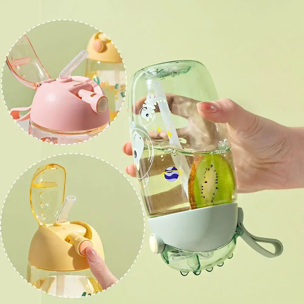 Dinosaurus Drinkbeker met Rietje voor Kinderen - 500ml