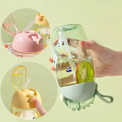 Dinosaurus Drinkbeker met Rietje voor Kinderen - 500ml