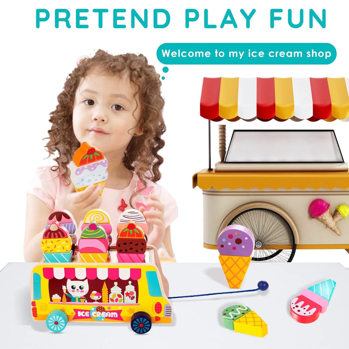 Houten Activiteitenkubus – Montessori Speelgoed met Puzzel en Sorteer Spel
