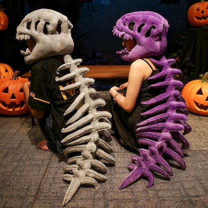 Dinosaurus Skelet Kostuum met Hoofdeksel voor Cosplay