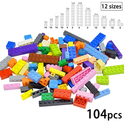 Kleine bouwstenen voor muren | Compatibel met Lego | Diverse maten