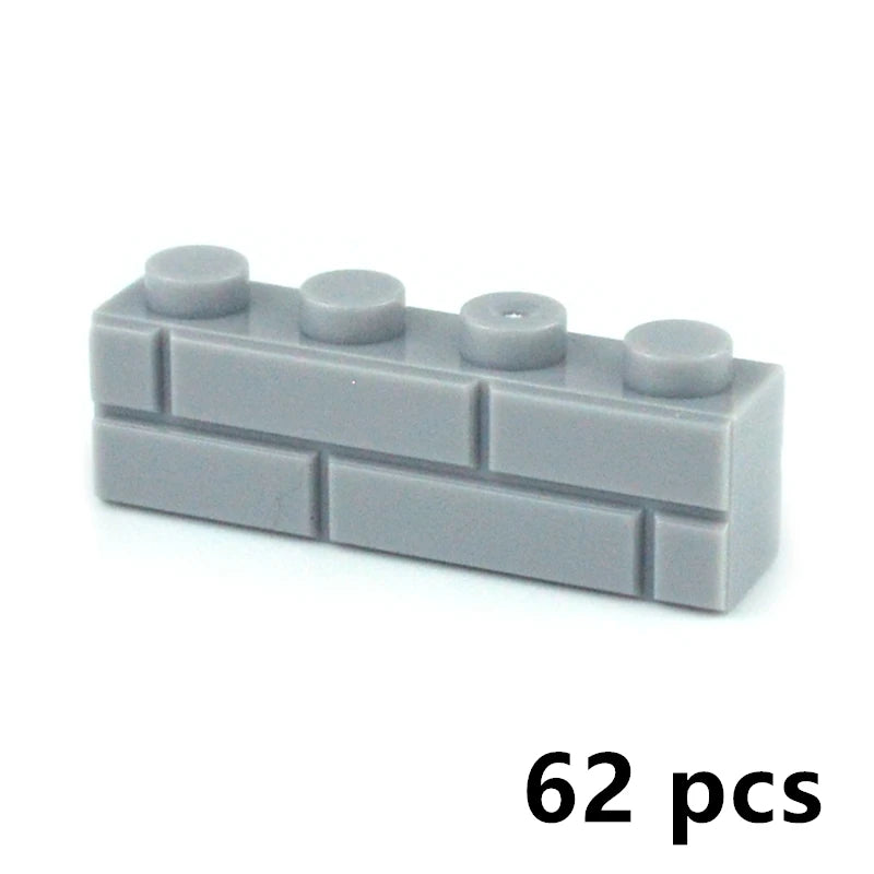 Kleine bouwstenen voor muren | Compatibel met Lego | Diverse maten