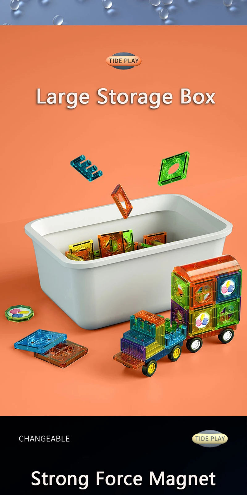 Magnetische Bouwtegels voor Kinderen