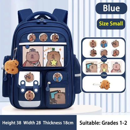 Capybara Schoolrugzak - Waterdicht met Ergonomische Schouderbanden