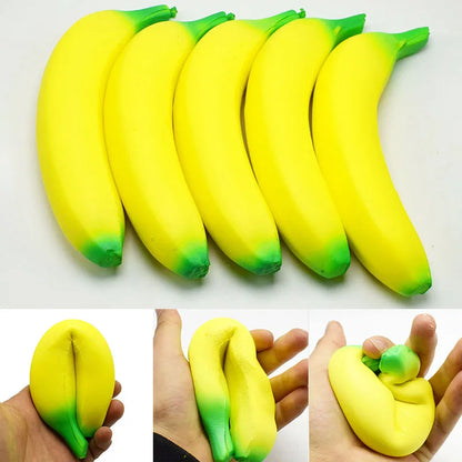 Anti-stress Banaan Knijpspeeltje van PU Schuim
