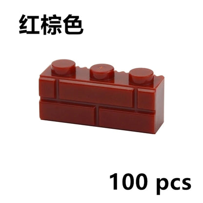 Kleine bouwstenen voor muren | Compatibel met Lego | Diverse maten