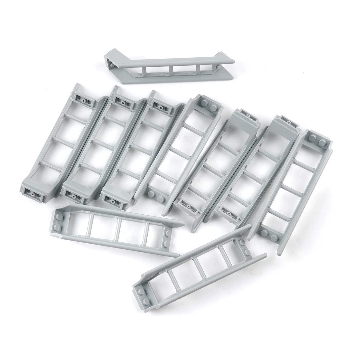 Bouwblokken Achtbaan Rails en Chassis Onderdelen (Compatibel met Lego)