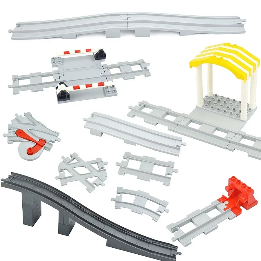Trein rails onderdelen set – Compatibel met Duplo®