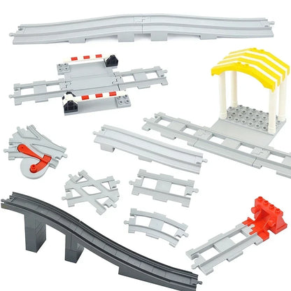 Trein rails onderdelen set – Compatibel met Duplo®