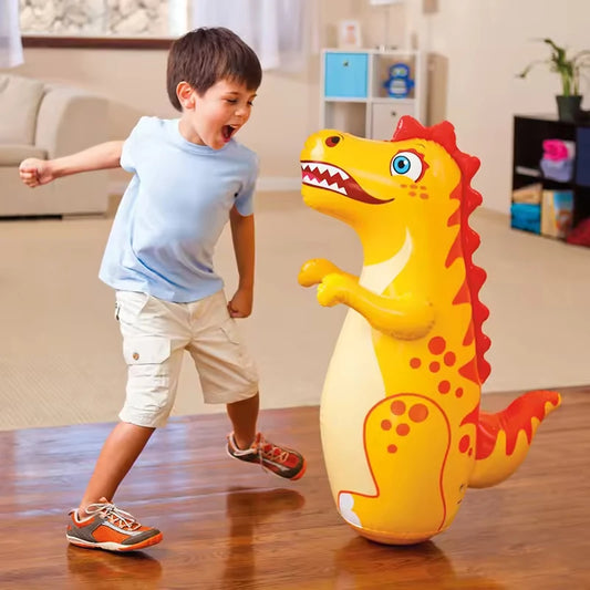 Opblaasbare Boksbal voor Kinderen – Dinosaurus Stootpop