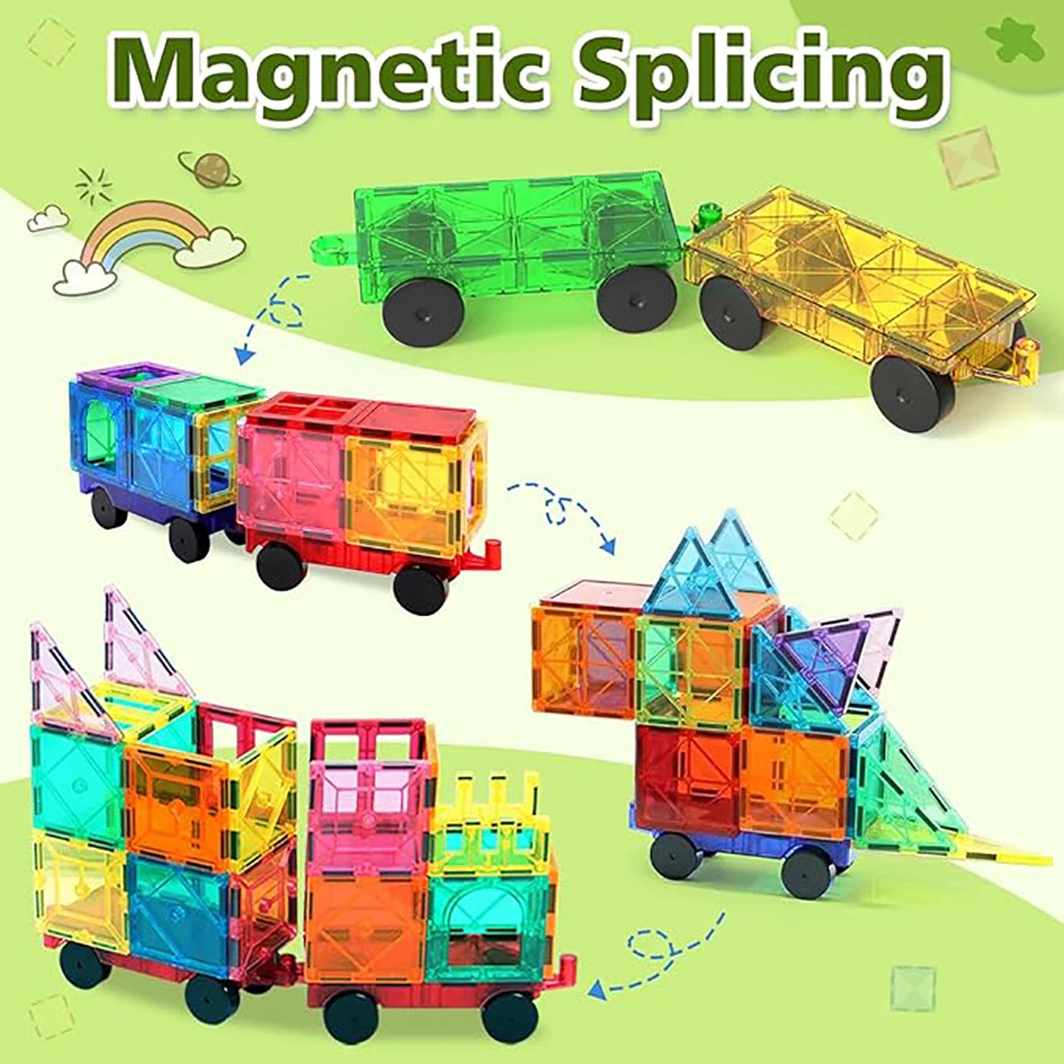 Magnetische Bouwblokken Speelset 4-6 Jaar