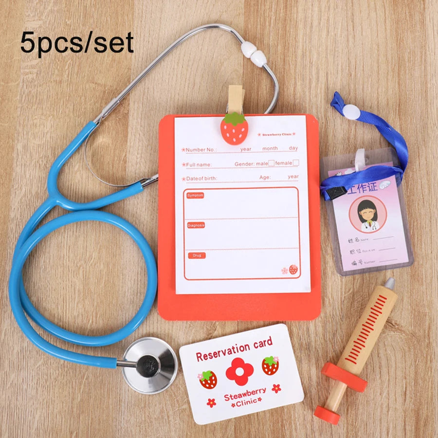Houten Doktersset voor Kinderen | Speelgoed voor Rollenspellen