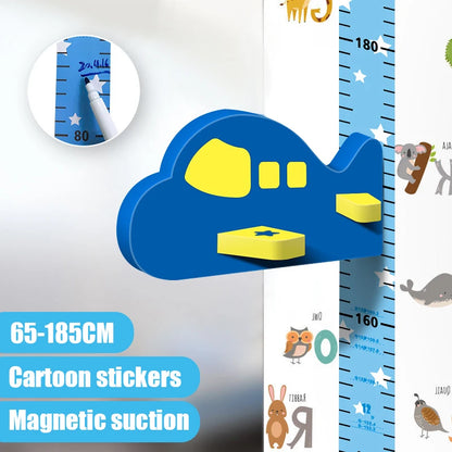 Zelfklevende 3D Meetlat Wandsticker voor Kinderen