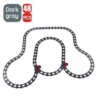 Treinrails set voor grote bouwstenen – Compatibel met Duplo®