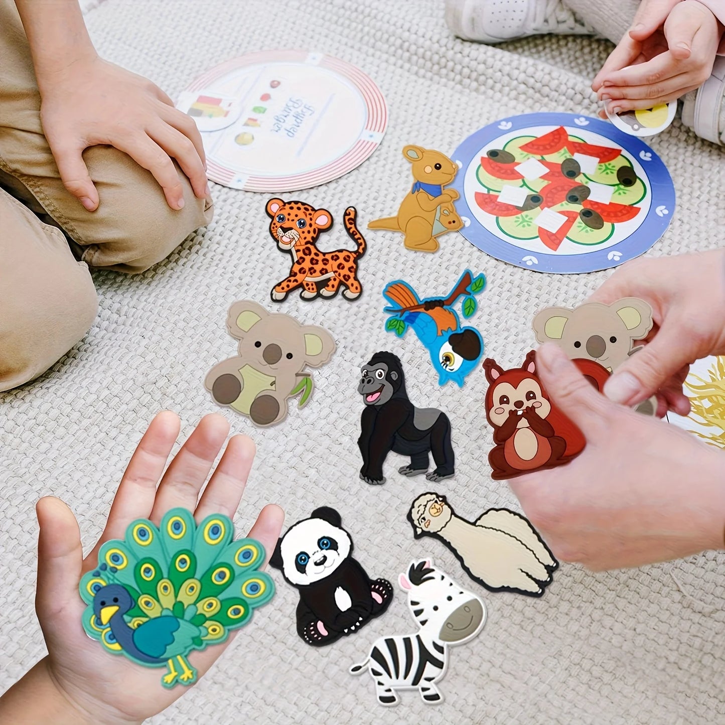 10 Dieren Magneetjes voor Koelkast en Whiteboard