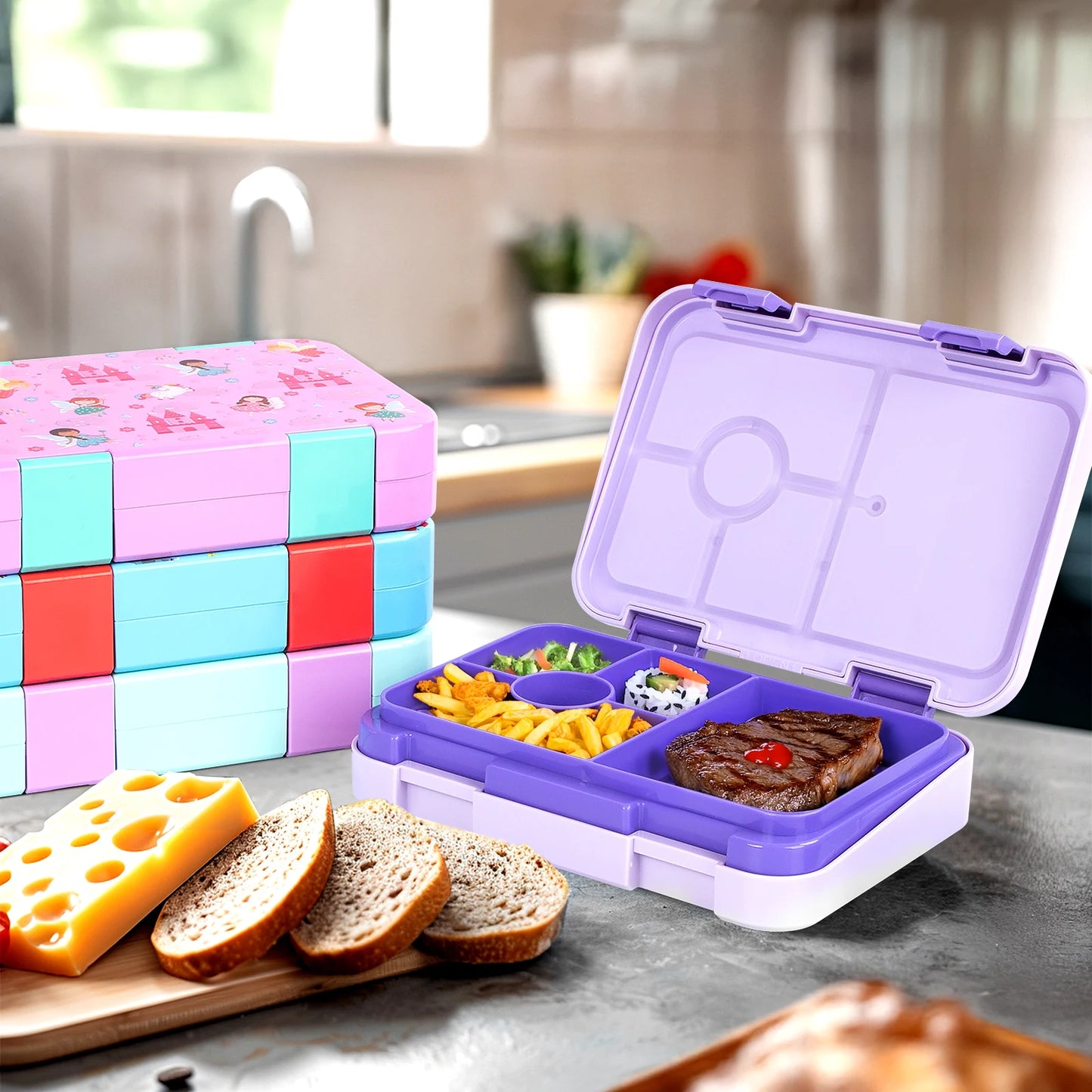 Kinder Lunchbox Lekdicht & Magnetronbestendig | Bento Box