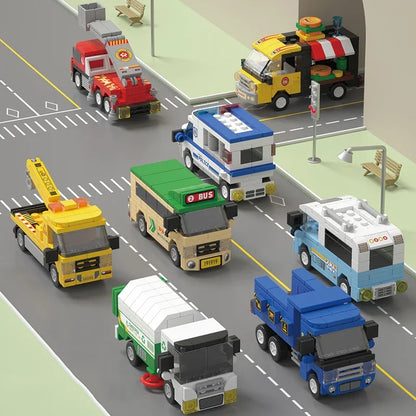 Stads Voertuigen Bouwblokken Set (LEGO®-compatibel) 14+