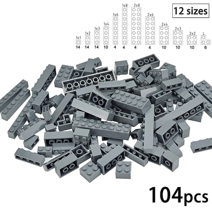 Kleine bouwstenen voor muren | Compatibel met Lego | Diverse maten