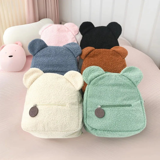 Zachte Fleece Rugzak met Berenoren voor Kinderen
