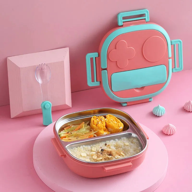Draagbare RVS Lunchbox voor Kinderen - Lekvrij en Isolerend