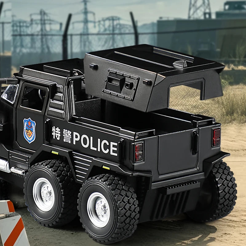 Speelgoed Politietruck Model | Diecast Voertuig met Geluid en Licht