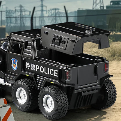 Speelgoed Politietruck Model | Diecast Voertuig met Geluid en Licht