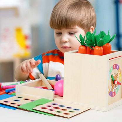6-in-1 Houten Montessori Speelbox