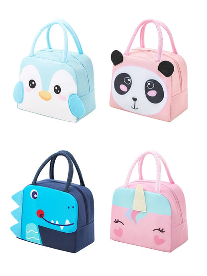 Geïsoleerde Lunchtas voor Kinderen met Leuke Cartoon Print