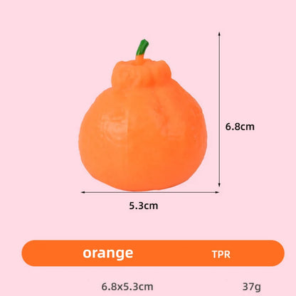 Fruitvormig Knijpspeeltje voor Stressvermindering