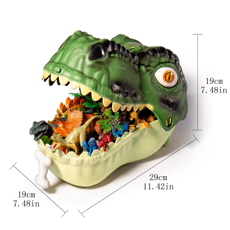 Dinosaurus Speelset voor Kinderen met Grote Dinosauriërs en Scene Accessoires