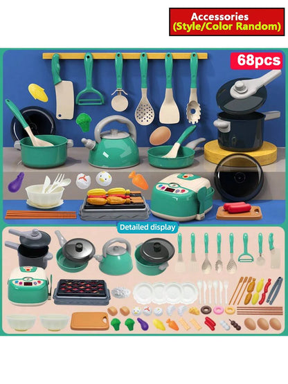 Speelkeuken Accessoires Set met Potten en Pannen voor Kinderen