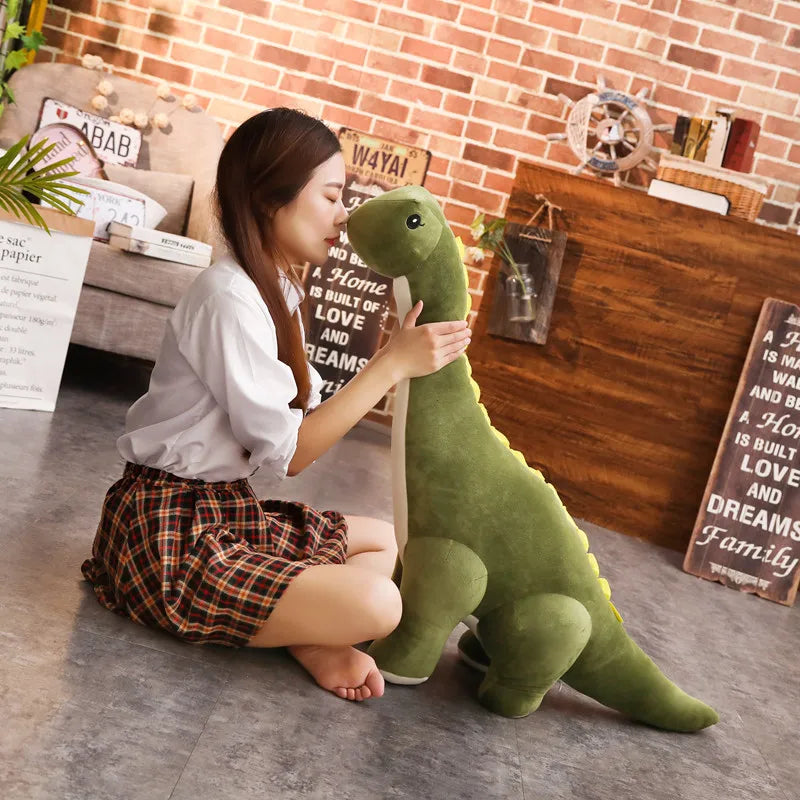 Zachte Dinosaurus Knuffel van Pluche – 50 of 80 cm – Diverse kleuren
