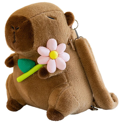 Pluche Capybara Rugzak Schoudertas voor Kinderen