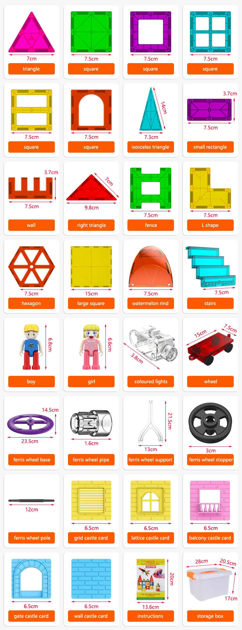 Magnetische Bouwblokken Set voor Kinderen