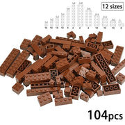 Brown-104pcs