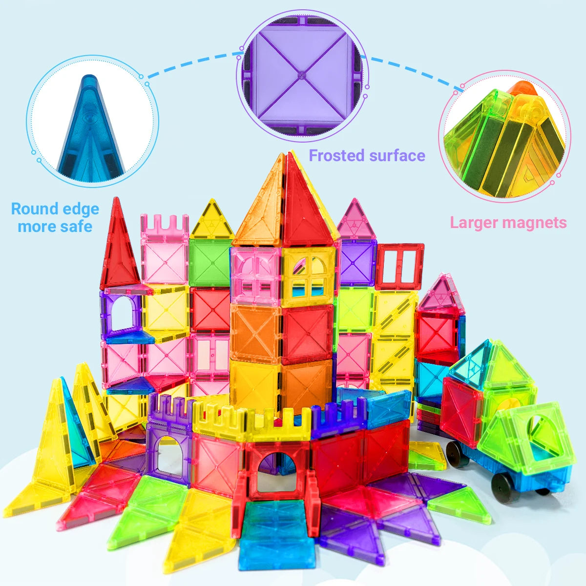 Magnetische Bouwstenen Montessori Set