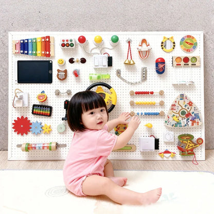 Montessori Activiteitenbord voor Kinderen – Motorische Ontwikkeling