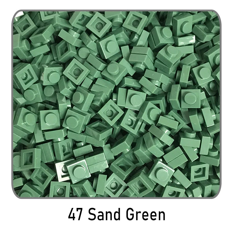 100 stuks 1x1 bouwstenen | Compatibel met Lego
