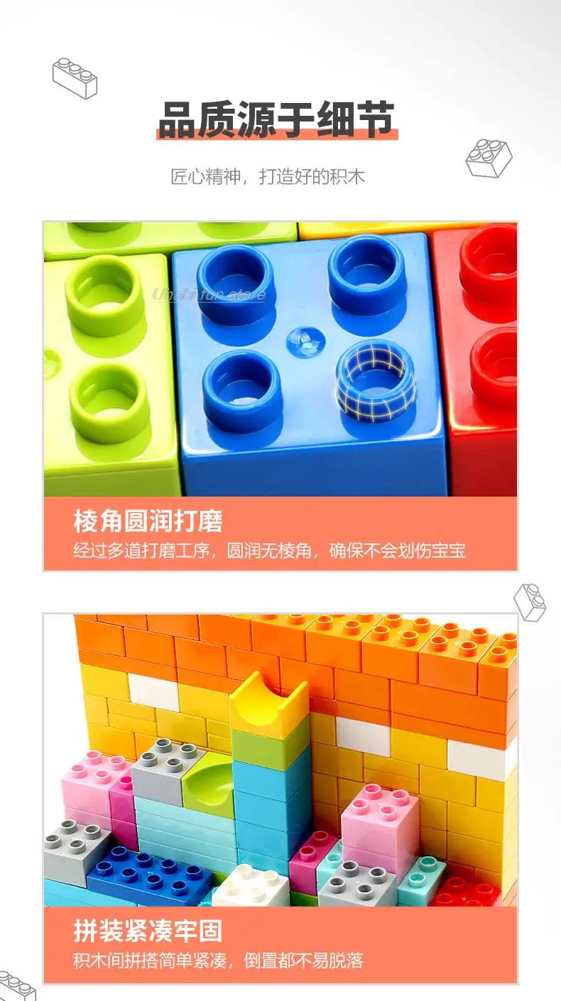 Grote en Kleine Bouwblokken Set – Compatibel met Duplo