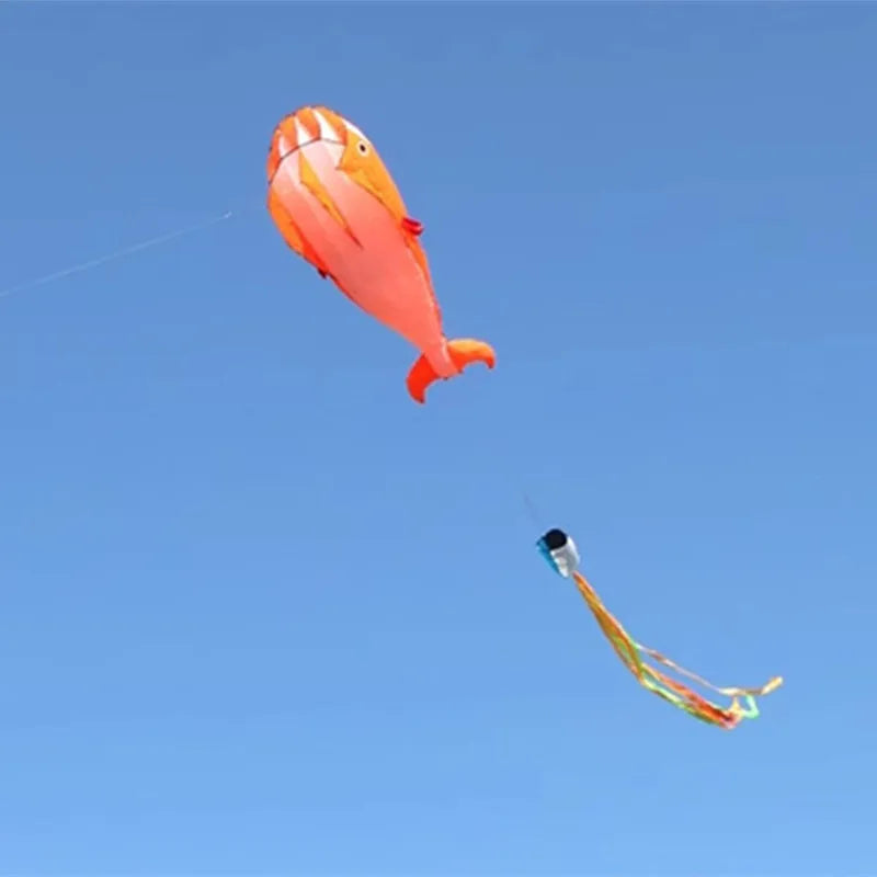 Grote Vlieger Walvis of Dolfijn – 2.2 meter met 100 meter vliegerlijn