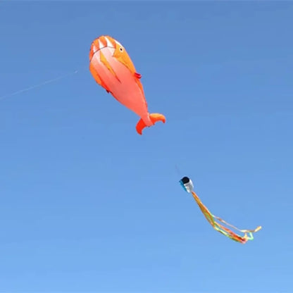 Grote Vlieger Walvis of Dolfijn – 2.2 meter met 100 meter vliegerlijn