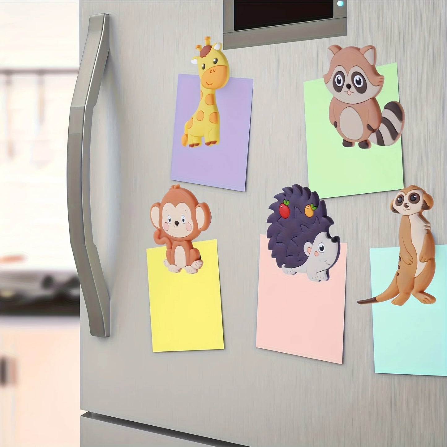 10 Dieren Magneetjes voor Koelkast en Whiteboard