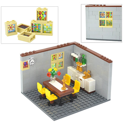 Ramen en deuren set voor huizen – Compatibel met LEGO®