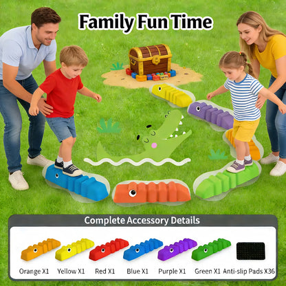6-Delige Anti-slip Balansbalk Set voor Kinderen | Binnen en Buiten