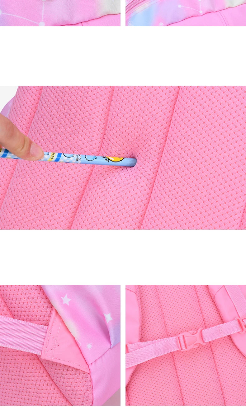 Roze Schooltas Rugzak voor Meisjes en Tieners