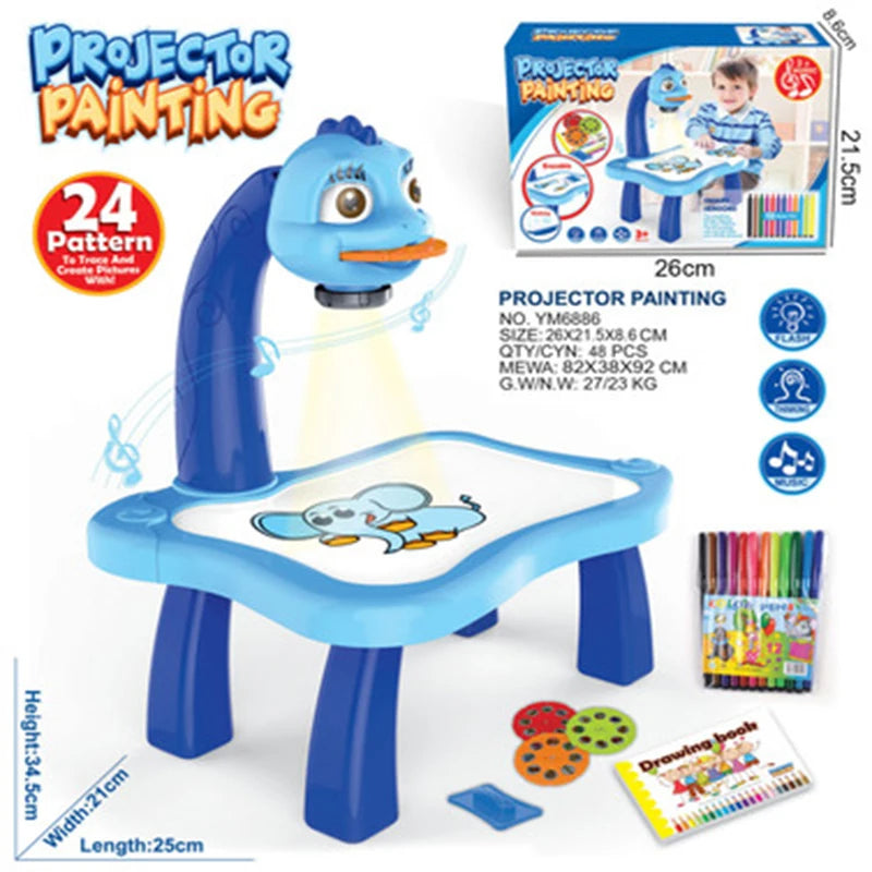 Tekentafel met Projector voor Kinderen