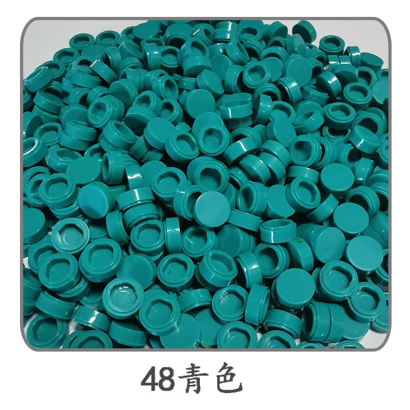 900 stuks Rond Bouwblokje 1x1 Tegel – Compatibel