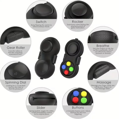 Fidget Cube Speelkubus met Diverse Knoppen en Draaifuncties