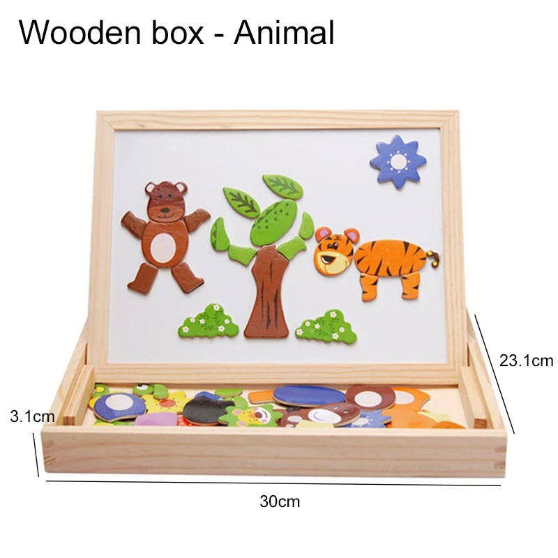 Magnetisch Teken- en Puzzelbord voor Kinderen