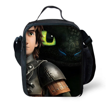 Toothless Schoolrugzak Set met Lunchtas en Etui